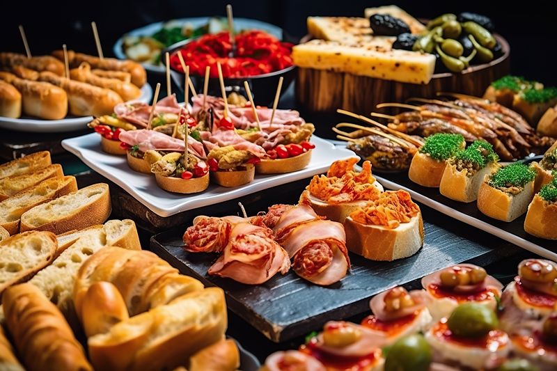 pinchos and tapas buffet 